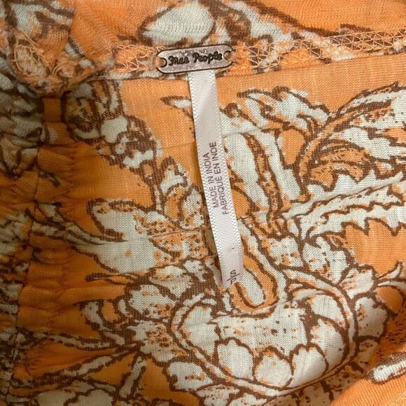 Free People Say The Word Blood Orange Top - Picture 7 of 11